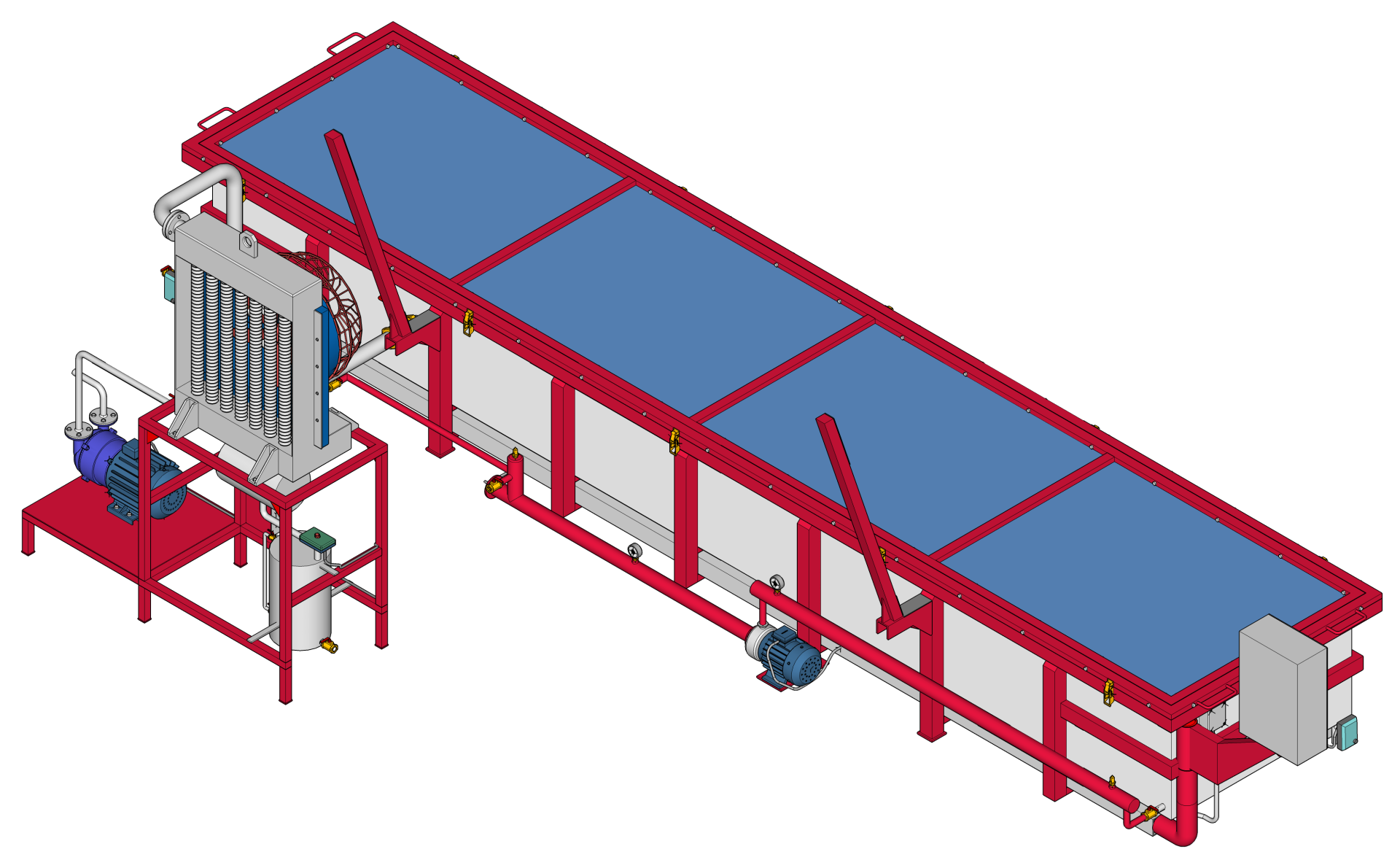 WDE PRESS L3.6 vacuum drying wood kiln