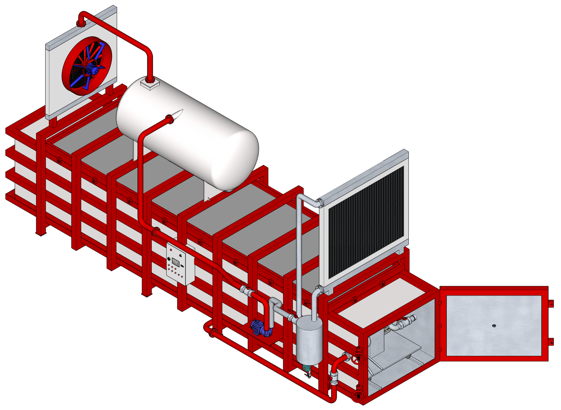 Камера WDE PRESS XL6 для сушки древесины