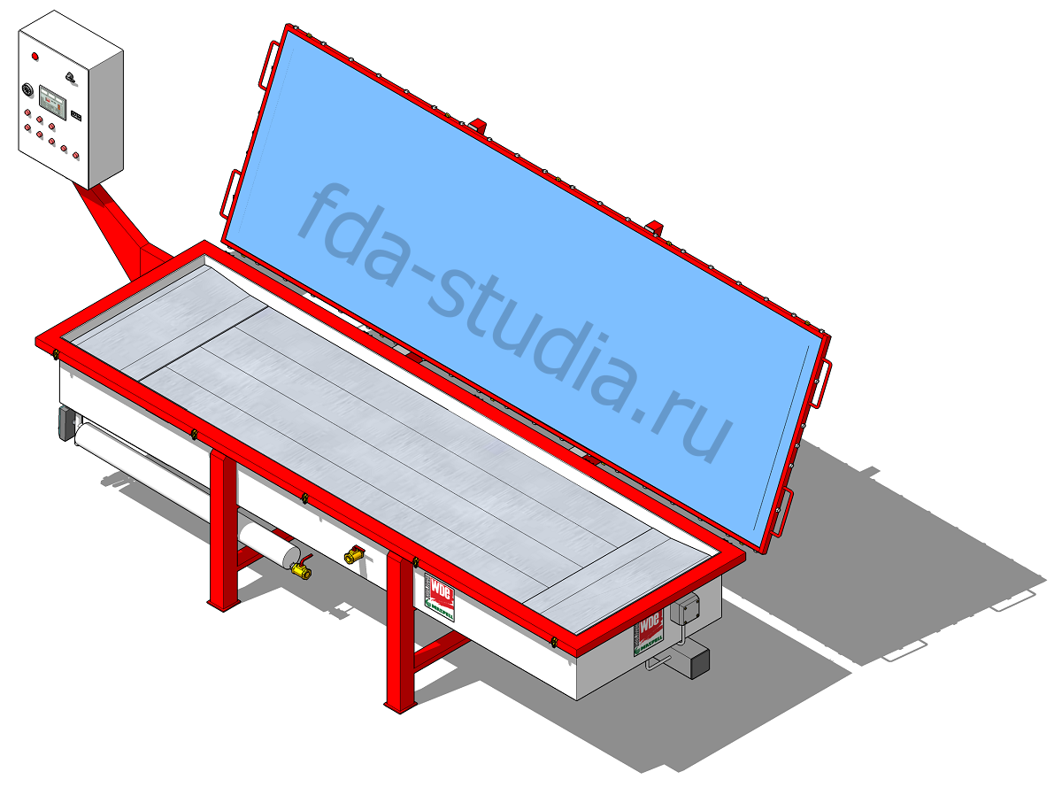3D визуализация камеры WDE PRESS XS