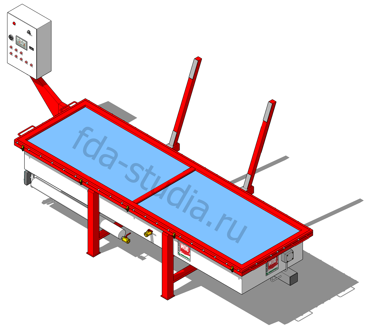 3D модель лесосушилки WDE PRESS XS0,3
