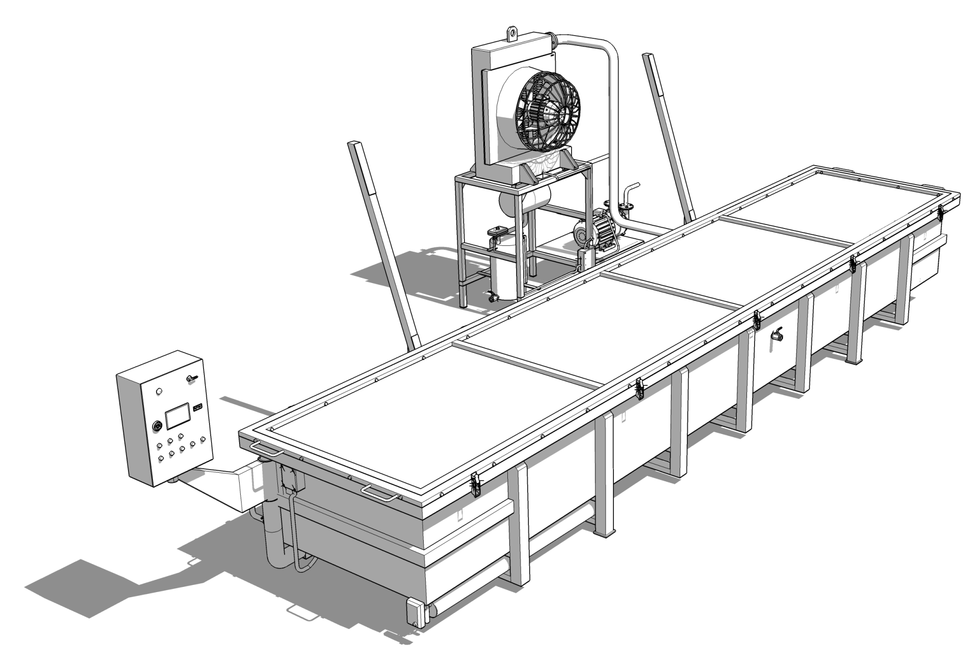 WDE PRESS L3.6 wood drying kiln